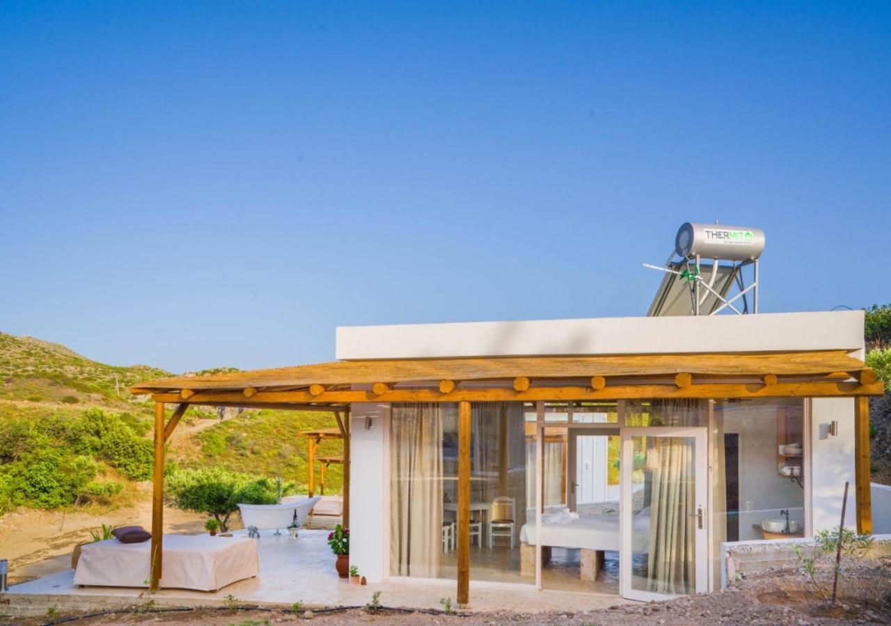 Bungalows Panstel In Kerames Rethymno 阿吉亚帕拉斯夫 外观 照片